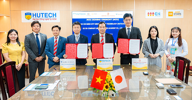 ワークアカデミー、ベトナムのホーチミン市工科大学(HUTECH)および現地教育研修機関のGOEN Business Training(GOEN)と教育、イノベーション、人材育成に関する三者間覚書(MOU)を締結